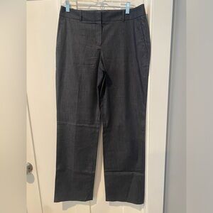 LOFT Dark Blue Blackish Gray heather  Women's dress pants.  Size 8.